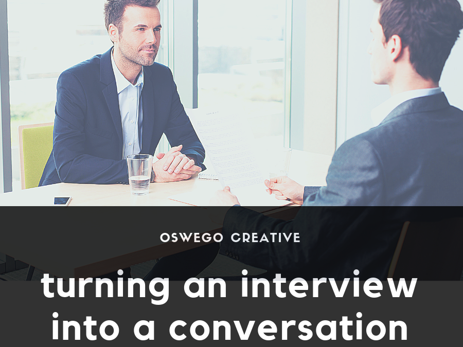 Turning a Formal Interview into a Conversation